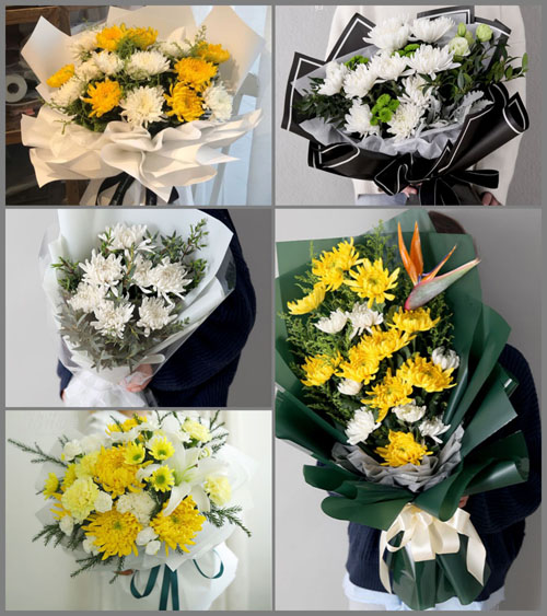 上海徐汇区华泾镇白事花束代送